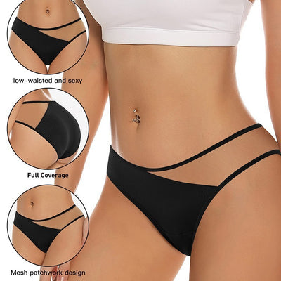Women's Sexy Transparent Cutting Mesh Panties