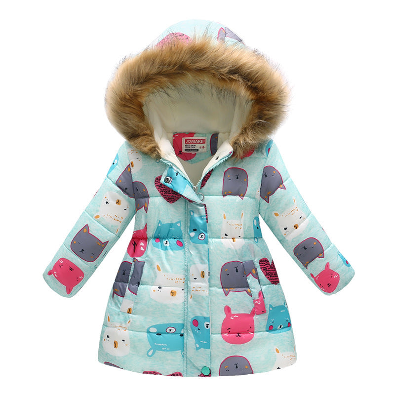 Girl's Winter Fur Jackets