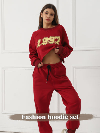 Women's Long Sleeve Sweater and Sweatpants Set