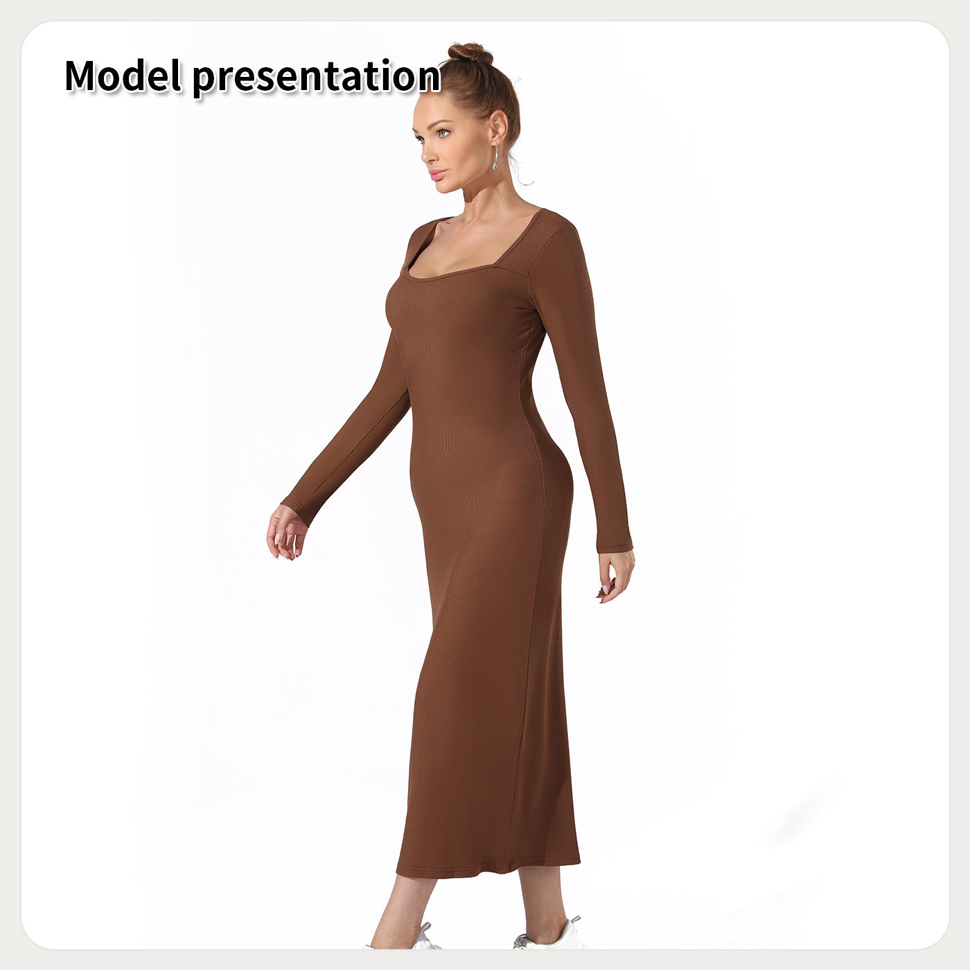Women's Fashion Long Sleeve Dress