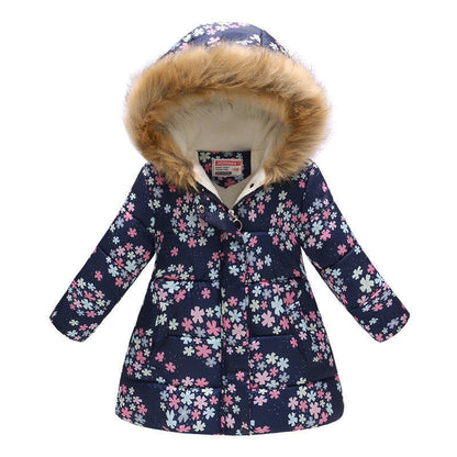 Girl's Winter Fur Jackets