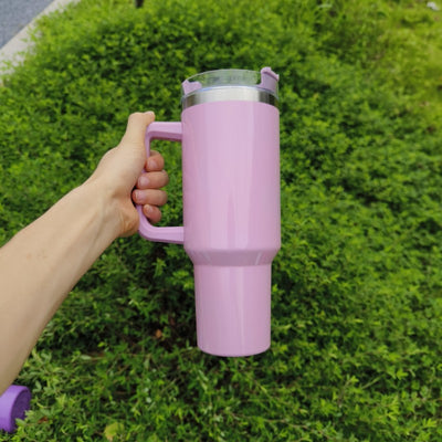Large Dual-Layer Stainless Steel Cup