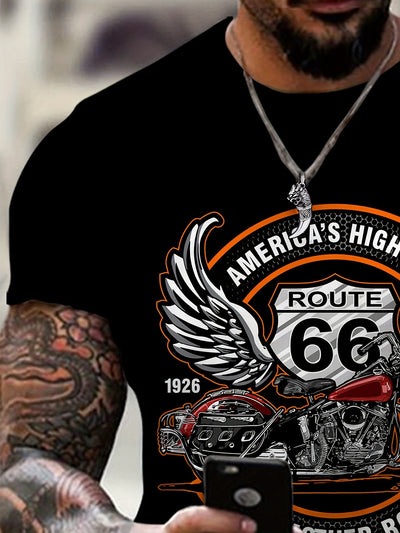 Men's Route 66 Motorcycle Dry Fit Shirt