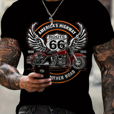 Men's Route 66 Motorcycle Dry Fit Shirt