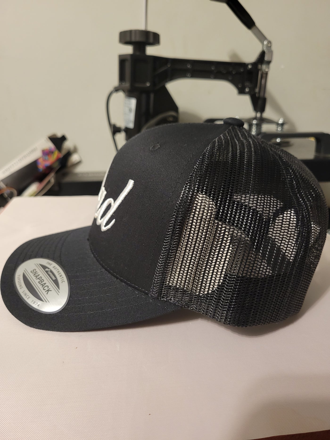 3D Puff Stitch Dad Hat Snapback