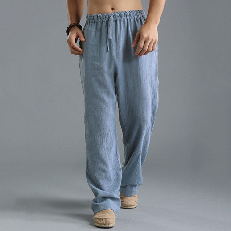 Men's Loose Linen Sweatpants