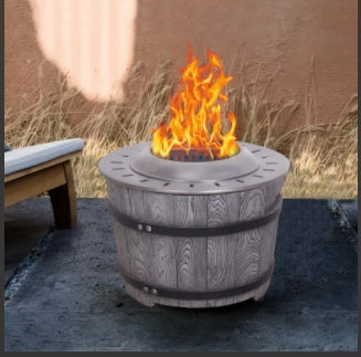 Wood Frame Fire Pit