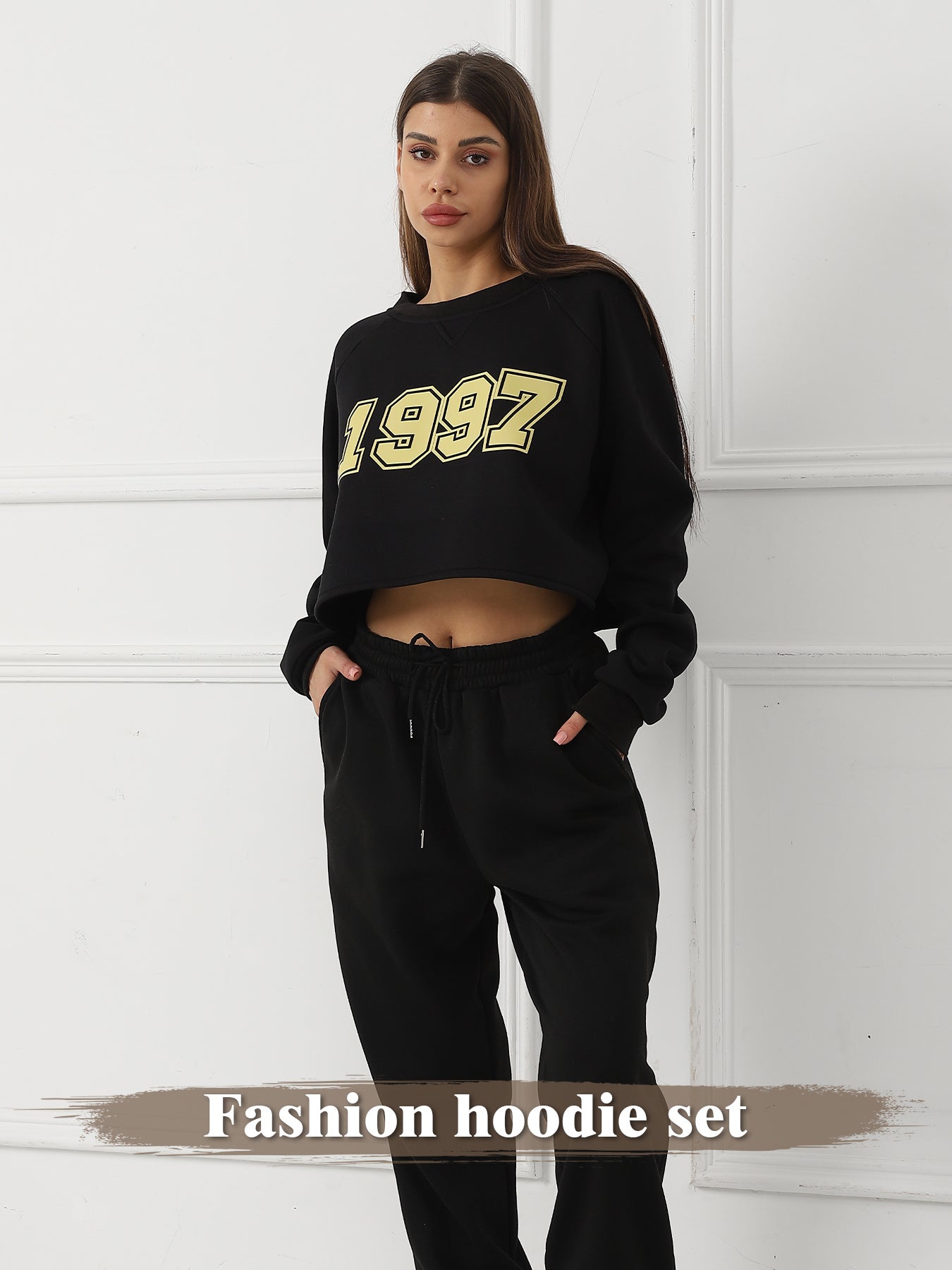 Women's Long Sleeve Sweater and Sweatpants Set