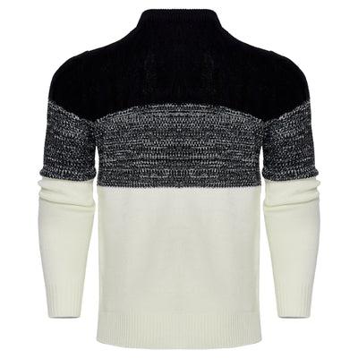 Men's Casual Long Sleeve Knit Sweatshirt