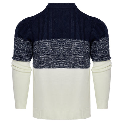 Men's Casual Long Sleeve Knit Sweatshirt