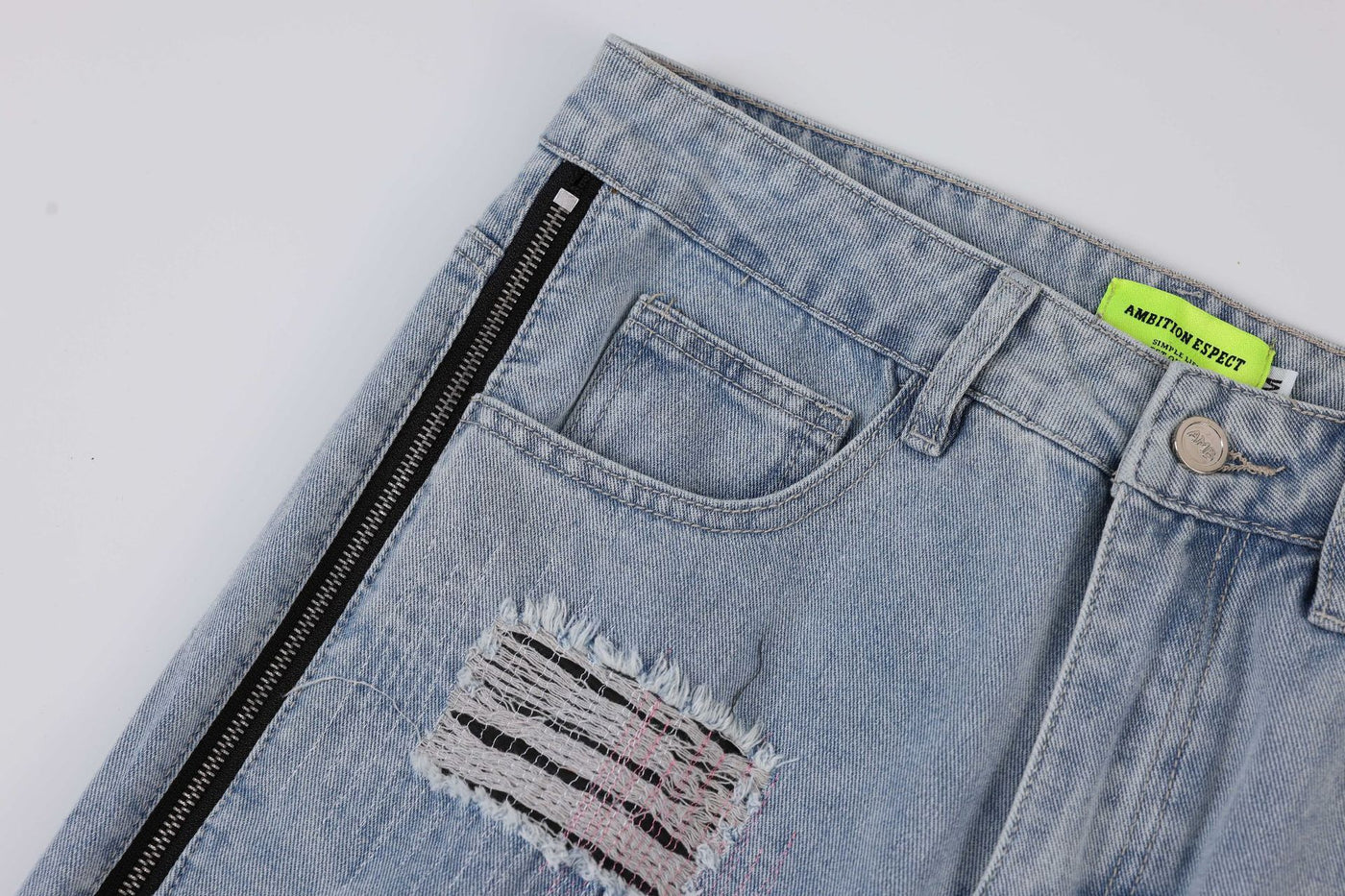 Women's Retro Loose Washed Jeans