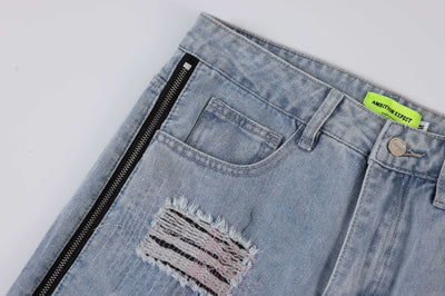 Women's Retro Loose Washed Jeans