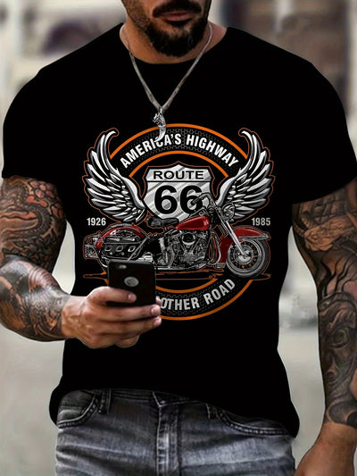 Men's Route 66 Motorcycle Dry Fit Shirt