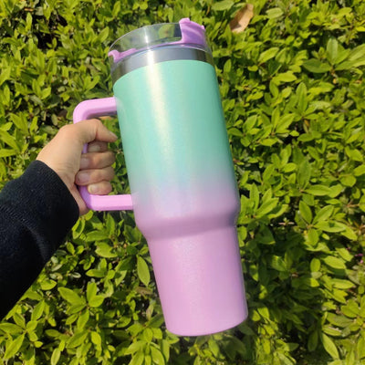 Large Dual-Layer Stainless Steel Cup