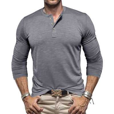 Men's Long Sleeve Collard Shirt