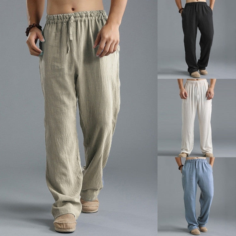 Men's Loose Linen Sweatpants