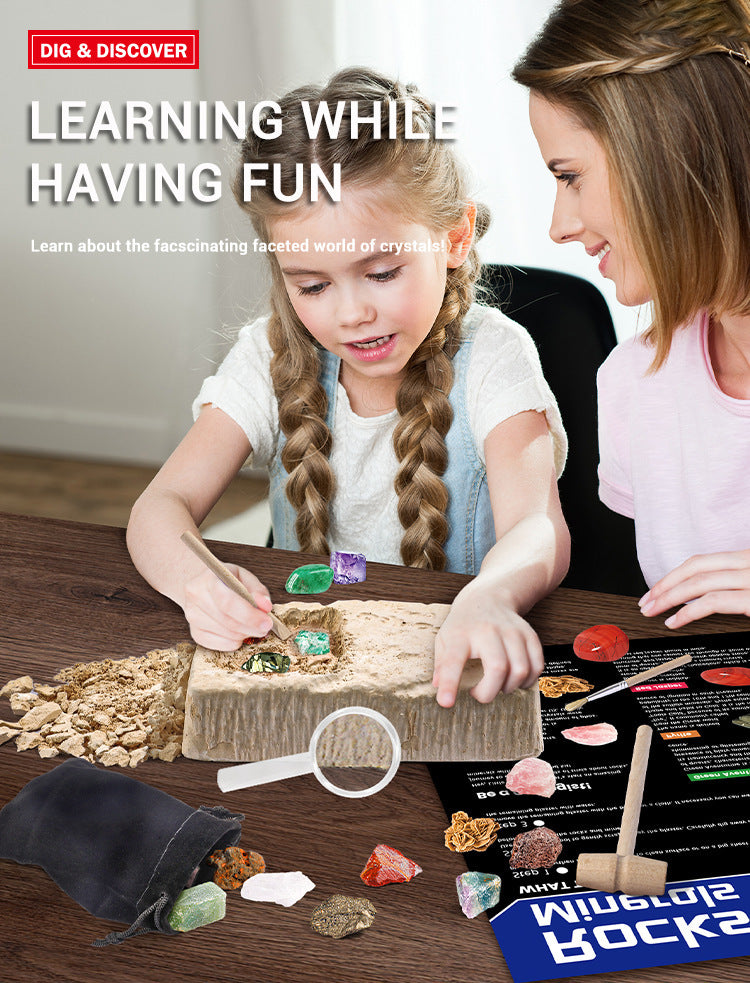 Educational Gemstone Dig Kit