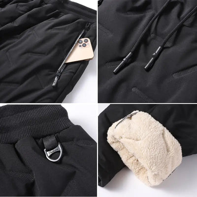 Men's Winter Lambswool Insulated Sweatpants
