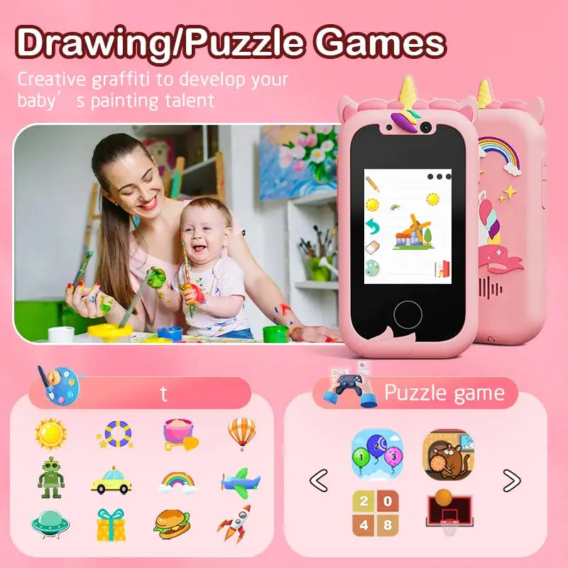 Children's Touchscreen Smartphone Camera