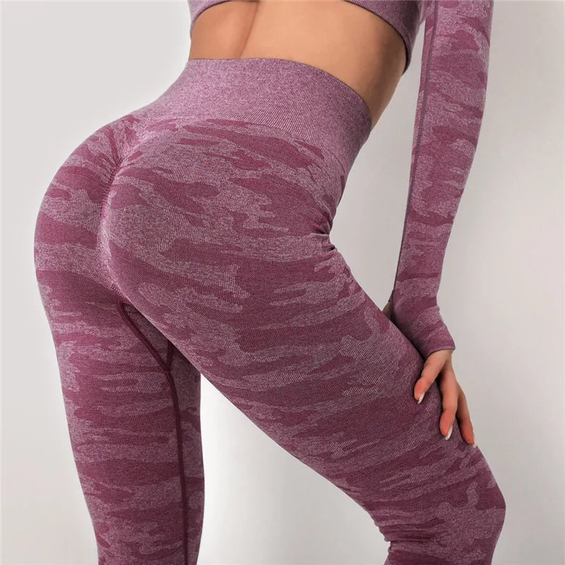 Women's Smear Print Yoga Leggings